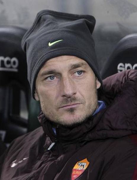 Solo panchina per Totti, malconcio. Getty Images